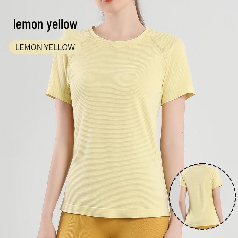 Ayoubu Seamless Naked Feel Yoga Short Sleeve Top M
