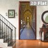76Style 77/90cm Self-Adhesive Door Stickers Removable Wall Sticker Scenery Wallpaper Stone Stair Murals for Doors Modern Home Decor
