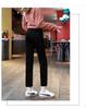 Women's White High-Waist Straight-Leg Stretch Jeans for Summer