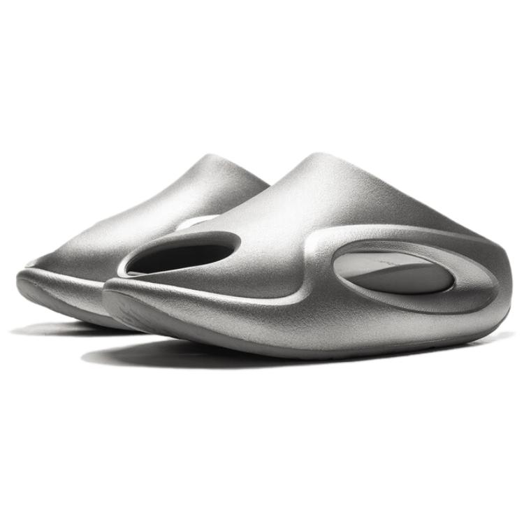 New LiNing Cloud Wandering Slay 2.0 Slip Resistant Abrasion Resistant Slide Slippers Unisex Gray AZSV015-4