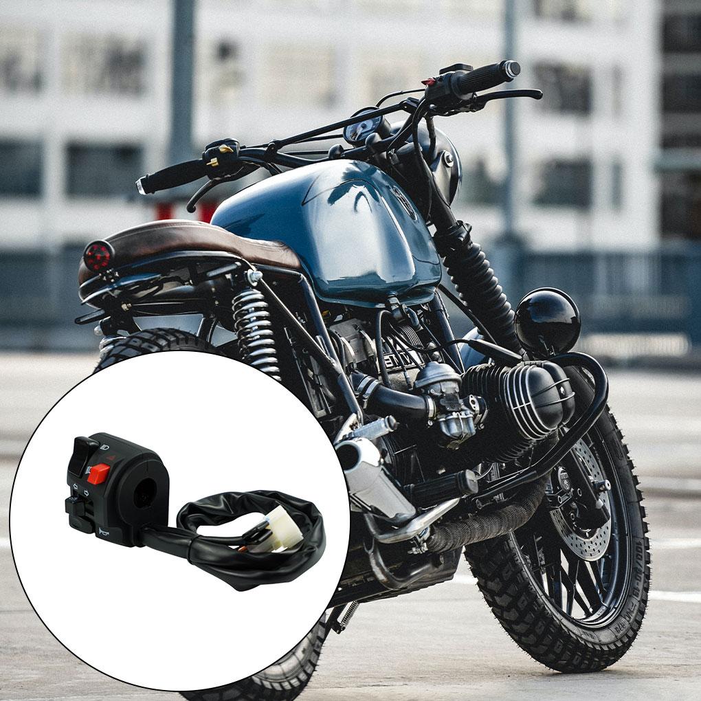 Motorcycle Switch Motorbike Speaker Button Signal Light Controller Electric Start Handlebar Spare Parts Assembled