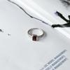 Серебряное кольцо с натуральным гранатом 1.477ct, вес изделия 2,64 гр (2152040)