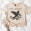 Crow Shirt Decay Is Inevitable | Korean Quote Graphic Tee | Gothic Raven Bird T-Shirt
