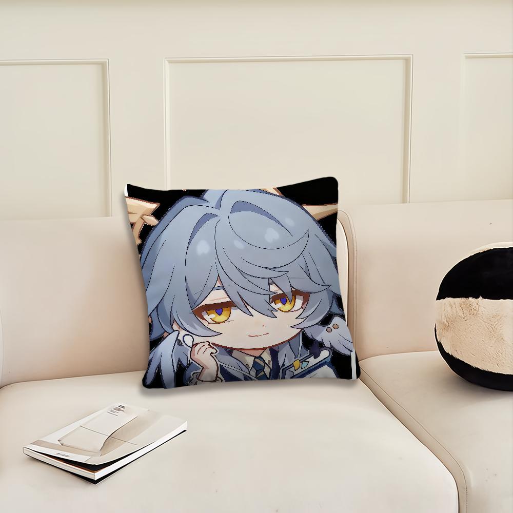 Game Honkai Star Rail cushion cover Pillow Cover Decoration Room Home Sofa living Office Car Nordic Simplicity