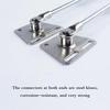 2 Pieces Aluminum Force Cabinet Door Lift Support Anti-slide Strut Hydraulic Spring Hinge Good Sealing Kitchen Hardware