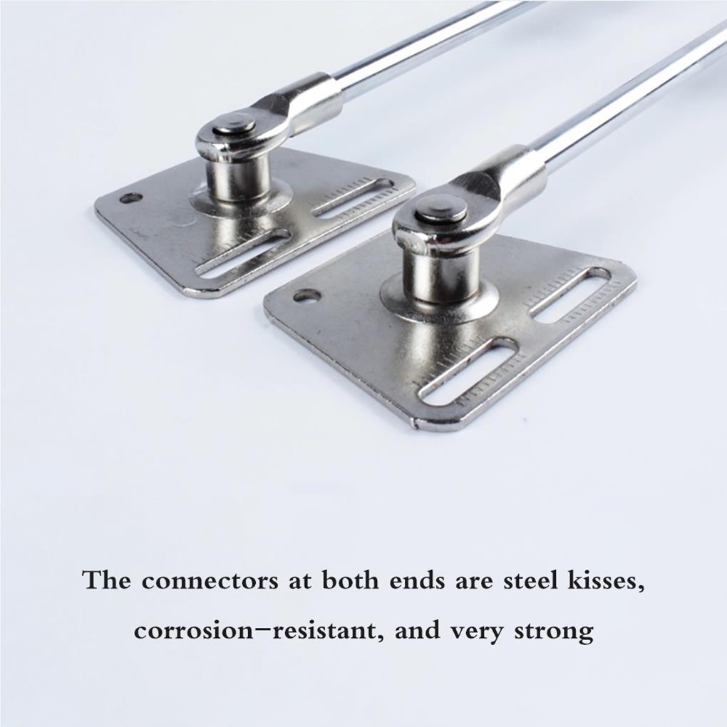 2 Pieces Aluminum Force Cabinet Door Lift Support Anti-slide Strut Hydraulic Spring Hinge Good Sealing Kitchen Hardware