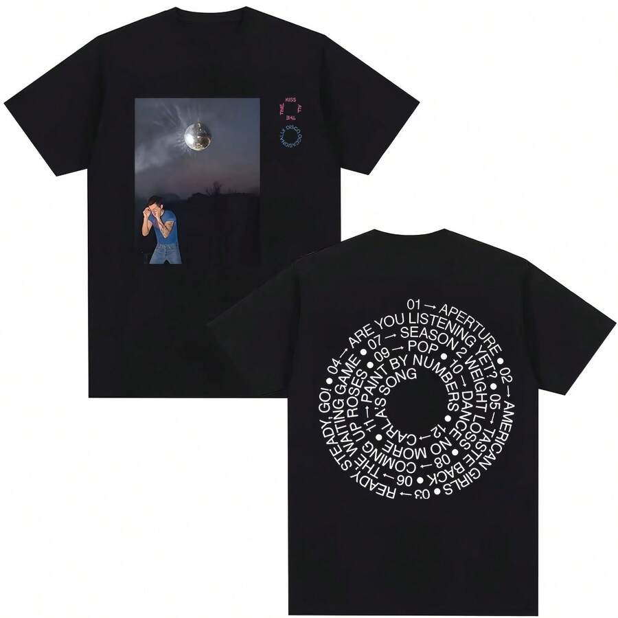 

Harry StylesDD Kiss All The Time Disco Occasionally Tour 2026 Graphic TShirt Unisexs Vintage Cotton 4XL