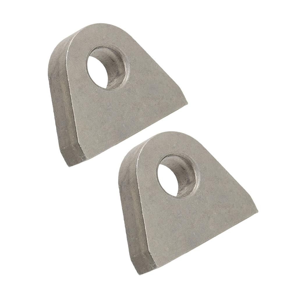 2 stk Sjakkelfester Kraftige 1 tomme tykke stål sveise-på sjakkel gaffelfester for traktorer