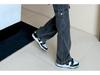 Spring-Autumn Retro Denim Cargo Pants: Stylish Women's Loose Straight-Leg, Multi-Pocket Design