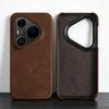 Custodia in Pelle Soft Touch per Huawei Pura 90 Pro Max 80 Ultra Mate 80 Pro Max RS 50 60 70 Pro Cover Posteriore
