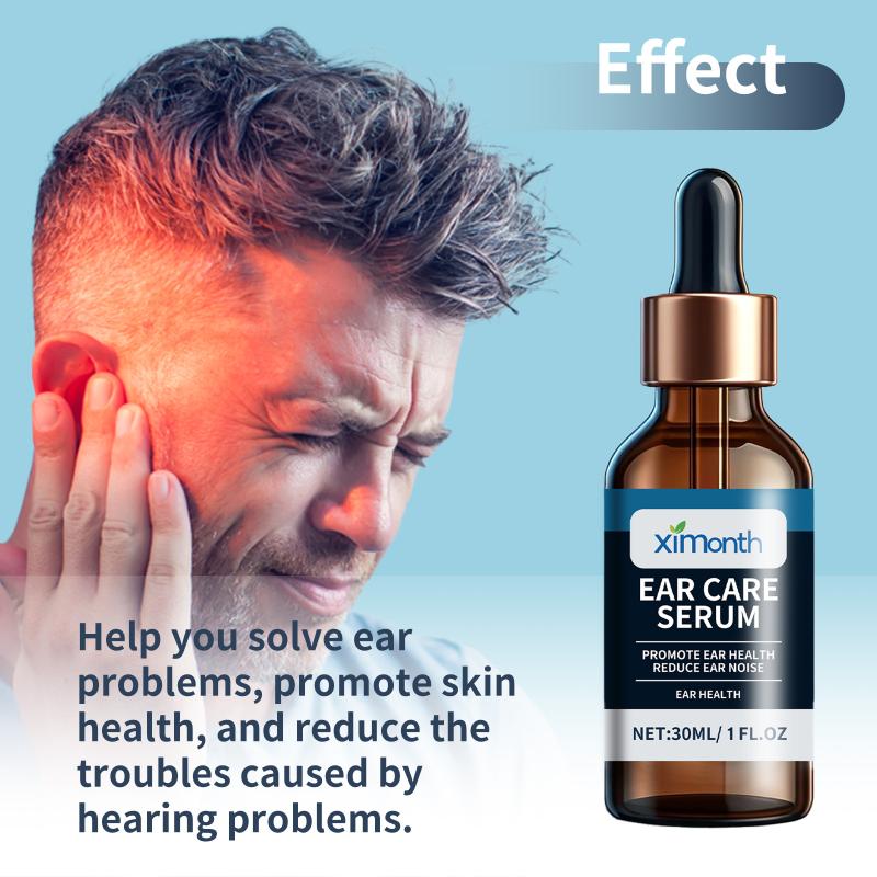 Ear Care Serum Ear Drops To Relieve Dizziness, Tinnitus, Hearing Loss, Ear Pain Ear Discomfort Clean Earwax 30Ml