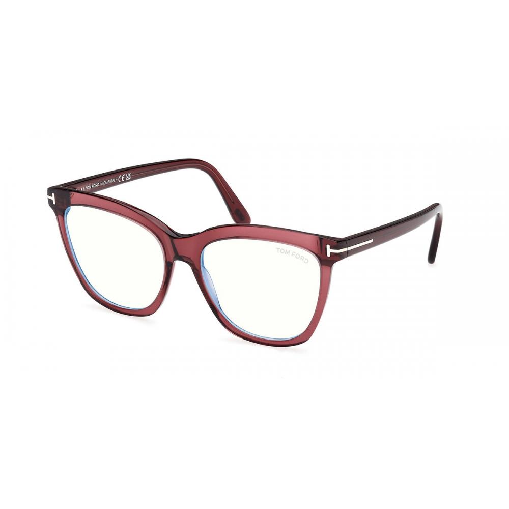 

Tom Ford Blue Light Block Women Eyeglasses Ft6042 B 069 Transparent Bordeaux/54-16-140