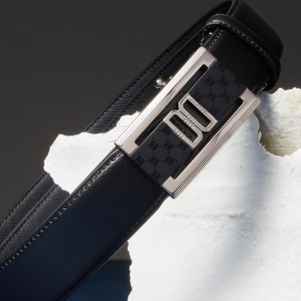 Daks Black Dd Decoration Cowhide Matte Buckle Automatic Belt Dbbe6f764bk Single option