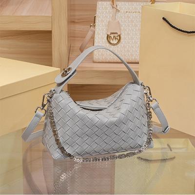 Sac à main en cuir pour femme, Sac pour femme, Luxe léger haut de gamme, Sac oreiller tendance tressé à bandoulière simple et croisée