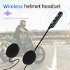 Bluetooth 5.0 Motorcycle Electric Bike Helmet Headset Talking Handsfree Stereo Sound Earphone Noise Canceling Waterproof Microphone Music Player