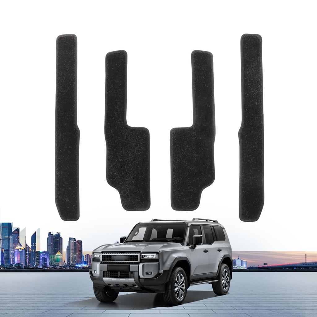 ZUNDUO Side Step Mats for Toyota Land Cruiser Land Cruiser 250 April 2024 Step Prevents Wear Stain Scratch Floor Interior Set of 4 250, Series,