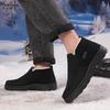 Mode 2025 Neue Extra Große Herren Baumwollschuhe Winter Plüsch Dicke Baumwollschuhe Wasserdichte und Warme Baumwollstiefel Große Schuhe