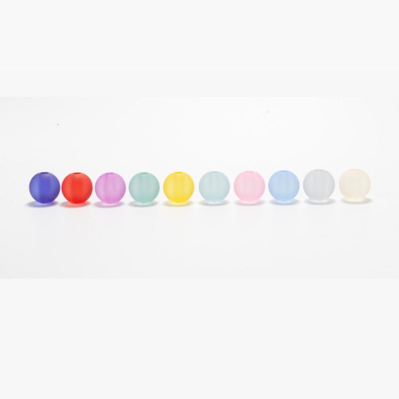 2/3/4PCS Bead Rich Colors Wide Range Of Uses Single 2.2g Acrylic Bracelet Accessories Acrylic Beads Delicate Touch Texture