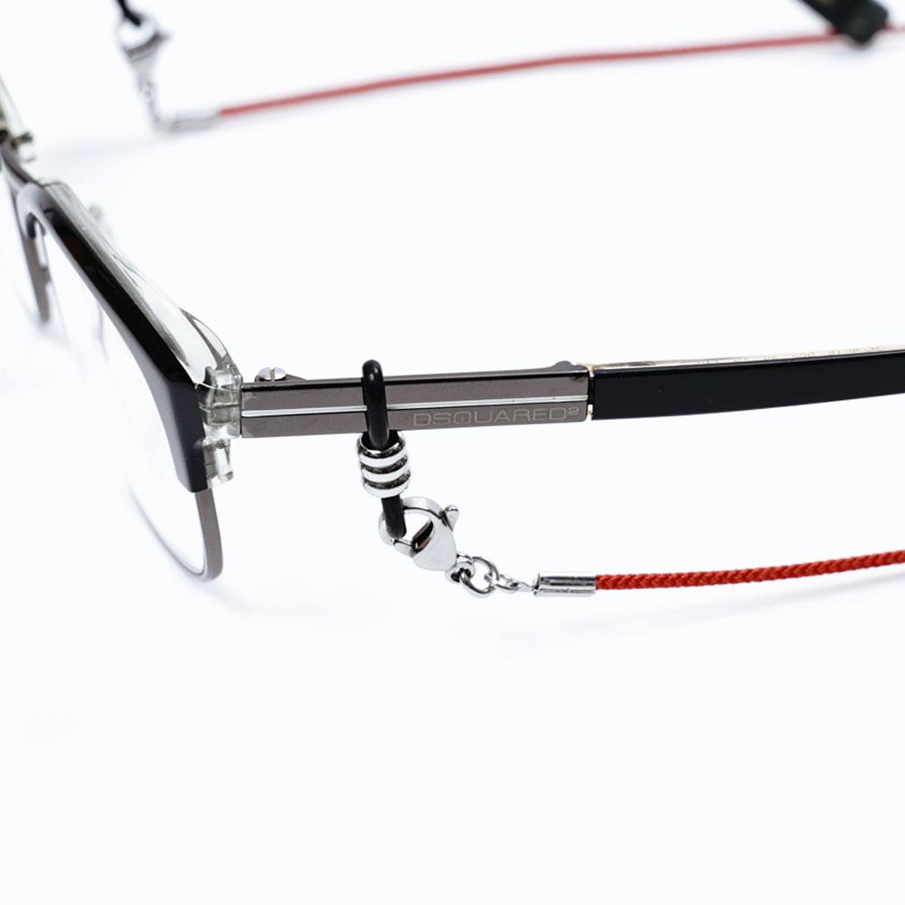Jeibanseukeullaesig Simple Slim Strap Eyeglass Chain Mask Necklace (C2001-An669_Or)