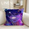Drama Oshi no Ko Cushion Cover Linen Decorative Pillowcase Set Pcs x x x Breathable Washable Sofa Cushion Cover