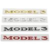 Metal ABS Car Styling Trunk Rear Tail Body Side Badge Sticker for Tesla Model 3 S X Y DUAL MOTOR Emblem Exterior Accessories