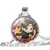 BTS Street Style Cartoon Pendant Necklace, Kpop Bangtan Boys Cartoon Dome Necklace, ARMY Fans Jewelry Gift
