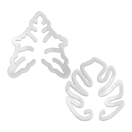 

2 шт. держатель для стебля растения многоразовый прозрачный держатель для стебля растения простое применение