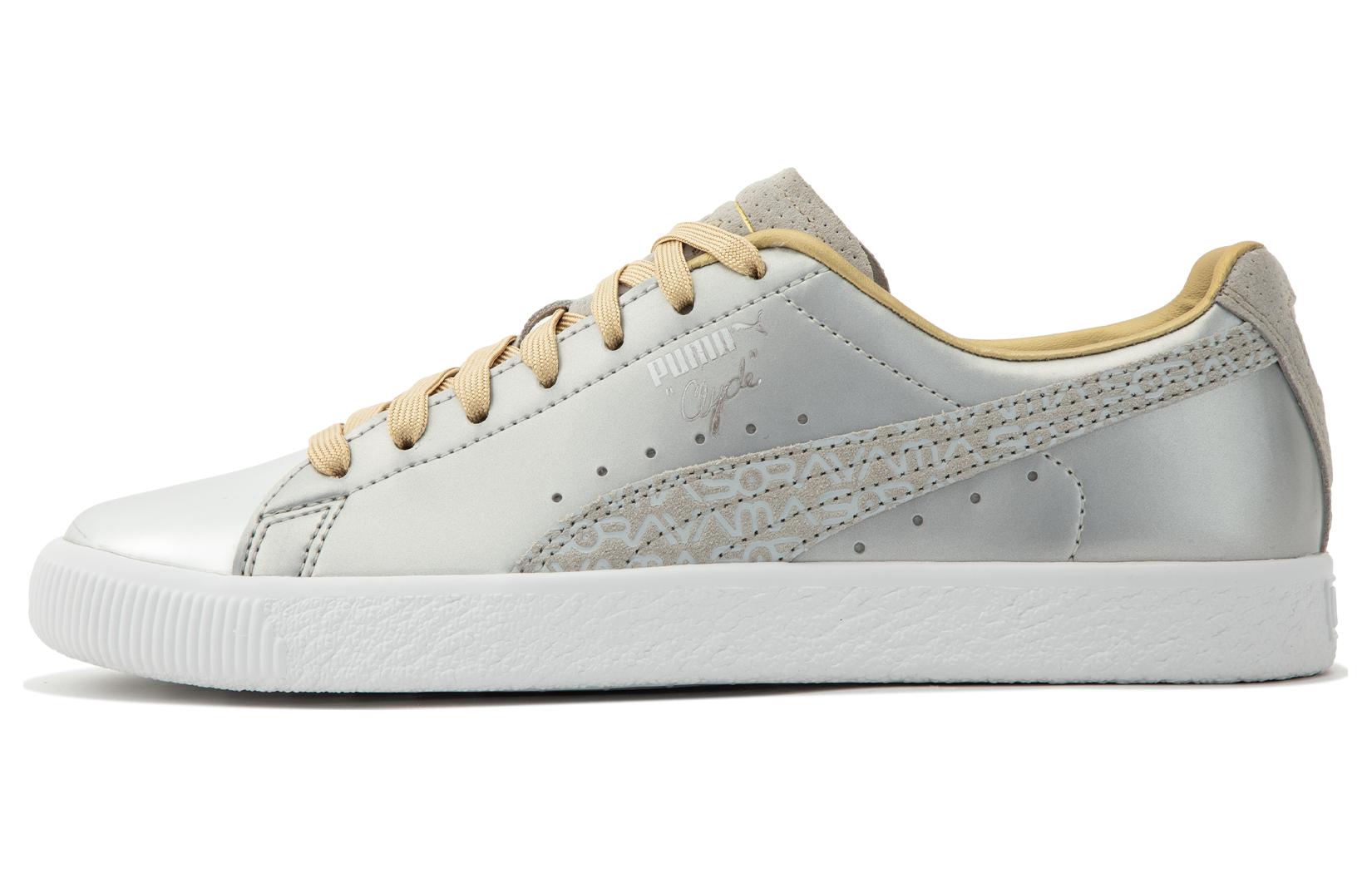 PUMA Clyde Sorayama Silver Gold 394496-01 36