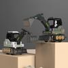 Press Gear Construction Vehicle Toy Realistic Kids Excavator Engineering Car Toy with Movable Digging Arm Toddlers Boys Educational Digger Truck