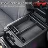JDMCAR Center Console Organizer Tray Compatible With Toyota Tacoma Accessories 2016- , Armrest Ert Container ABS Material Secondary Storage Box