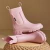 Modische, wasserdichte Gummischuhe für Damen, Gummistiefel für Damen, niedrig geschnittene Regenschuhe, wasserdichte und rutschfeste Damenstiefel