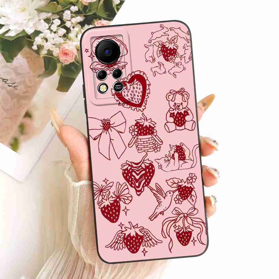 For Infinix Hot 11s NFC Case Beautiful Butterfly Flower Back Cover For Infinix Hot 11 S 11s NFC 11SNFC Protection Cases Funda