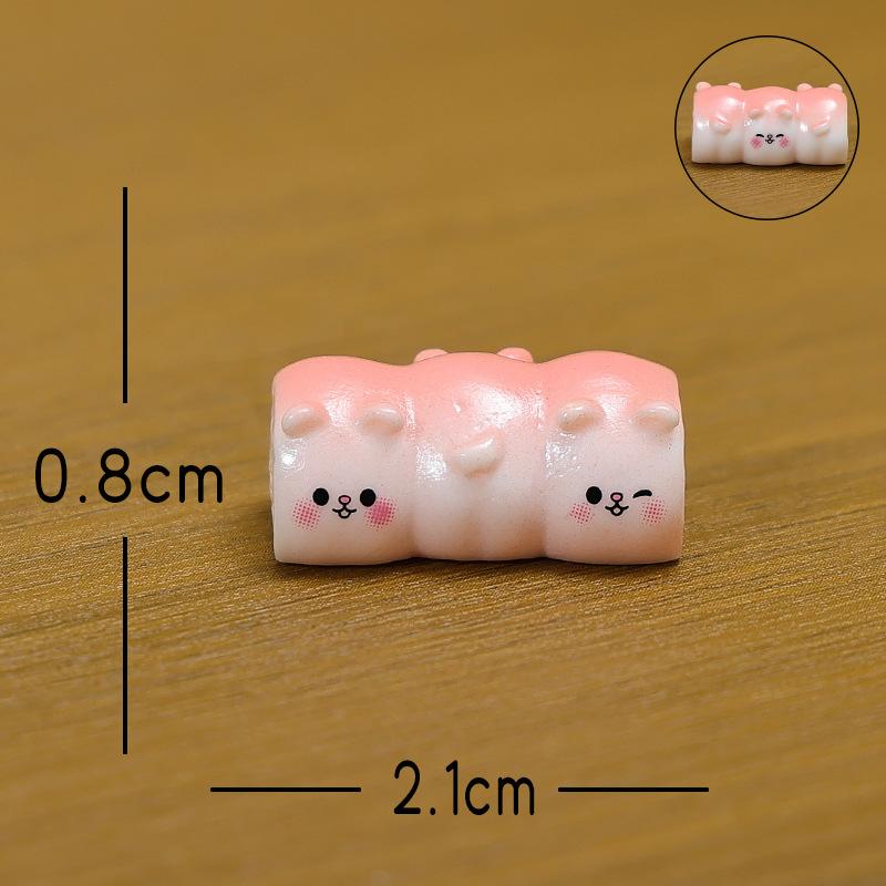 

Micro-landscape Ornaments, Animal Toast, Home Desktop Resin Craft Decorative Small Ornaments, Car Accessories Wangwang Matcha