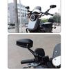 1Pair Universial Motorcycle Mirror Scooter E-Bike Rearview Mirrors Electromobile Back Side  Mirror With Anti-glare Glass Lens