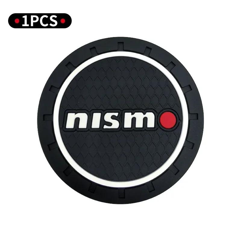 

1/2pc Car Water Cup Slot Non-Slip Mat Water Cup Bottle Holder Mat For Nissan Nismo Note Armada Pulsar Pathfinder X-Trail Qashqai