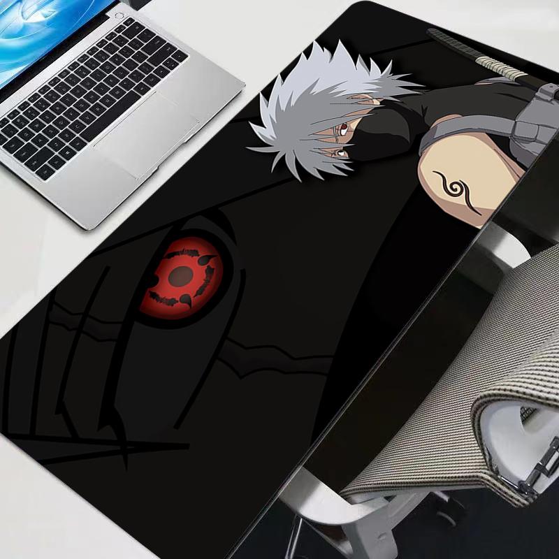 Anime Mouse Pad Naruto Large Gamer Gaming Accessories Speed Keyboard Rubber Locking Edge Desk Mat Office Laptop mousepad
