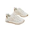 Women's Leather Surface Running Shoes, Spring 2026 - Versatile Casual & Athletic Footwear, Forrest Gump Style, Dad Shoe Design.