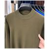 Men S Spring Thin Silk Wool Blend Half Turtleneck Long Sleeve Sweater