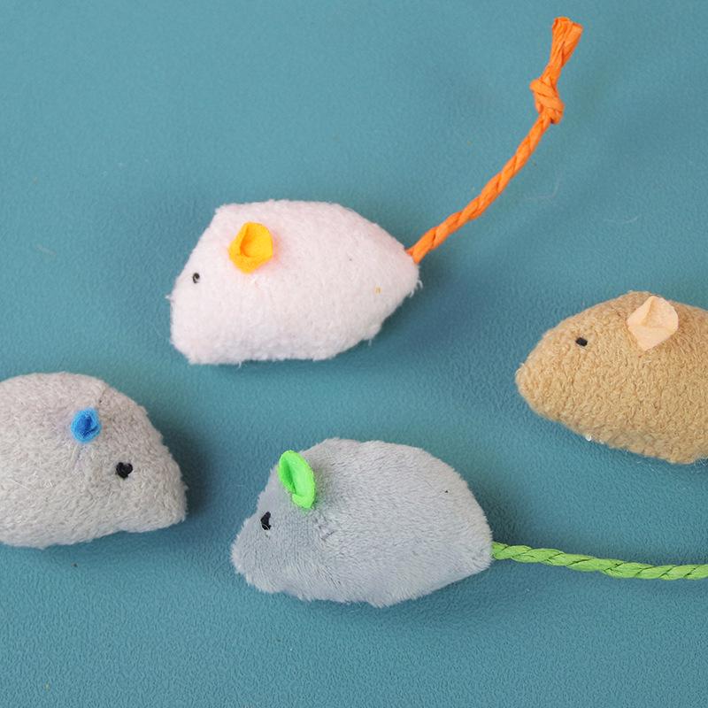 Catnip Mouse Teaser Toys: Scratch & Bite Resistant, Self-Playing Teething Toys for Cats
