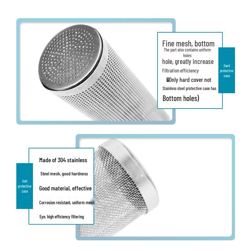 Stainless Steel Fish Tank Inlet Protector Filter Mesh