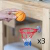 Small Basketball Set Coordinated Wrist Solid Rubber Elastic Ball Children's Exercise Shooting Table Game Toy