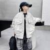 Boys Long Sleeve Baseball Jacket Autumn Casual Outerwear