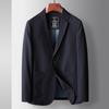 Autumn and Winter Light Luxury Business Single West Middle-aged and Young People Micro-elastic Single-breasted Suit Jacket Trend