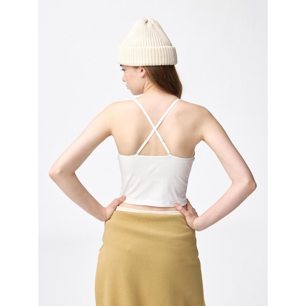 GU by Uniqlo Bra Feel 2 Way Cropped Camisole