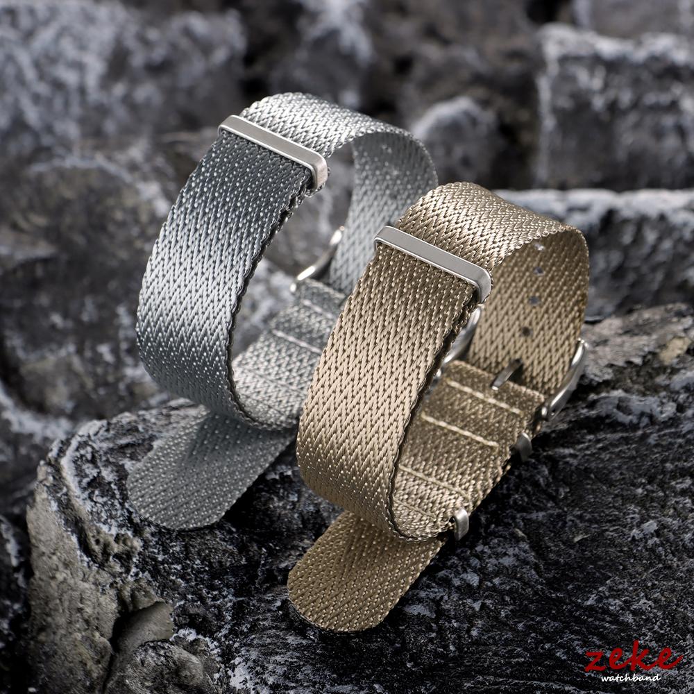 Ribbed Nylon Watchband 20mm 22mm 18mm for Omega Military Sports Watch Strap Men's High Density Waterproof Sweatproof Wristband