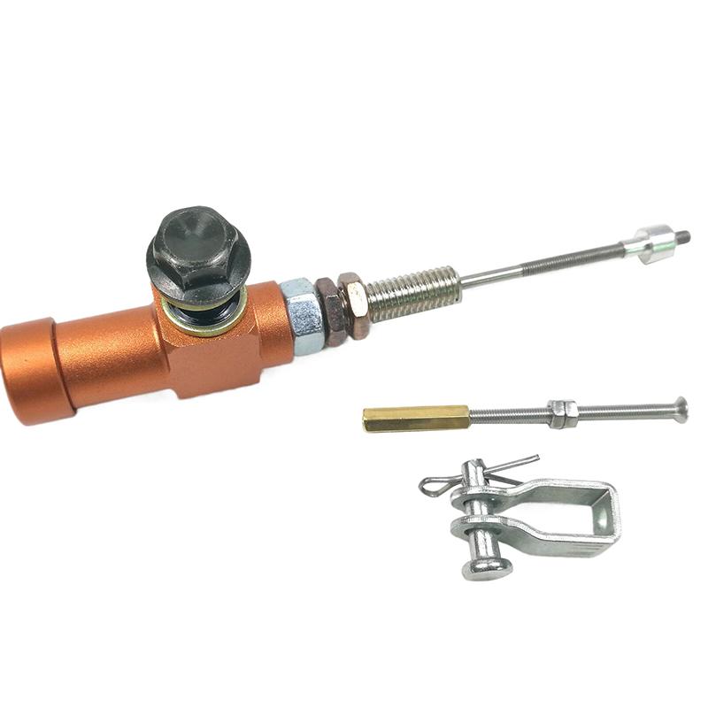 

1 Set Motorcycle Hydraulic Clutch Performance Brake Master Cylinder Rod System Universal Efficient Transfer Pump оранжевый