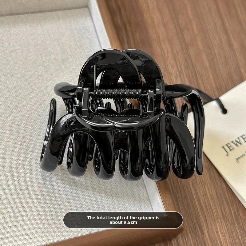 

Pumpkin Grab Clip Large Hair VolumeShark ClipHigh-end Look Back of The Head Updo Hair Clip