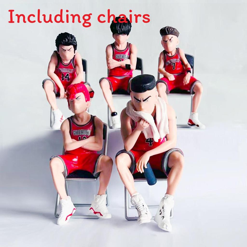 Slam Dunk Pvc Action Figures Set With Collectible Characters For Anime Fans
