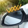 Upgrade Snap-In Car Rearview Mirror Rain Eyebrow Visor Carbon Fiber Auto Rearview Side Snow Sun Visor Rain Cover Car Accessories