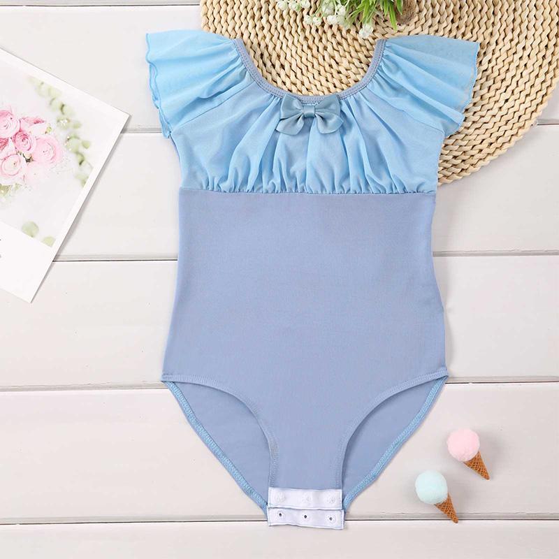 Children Dance Leotards Girls Ballet Leotard Gymnastic Bodysuit Practice Stage Ballet Costumes
